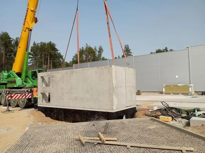 KONTENEROWE STACJE TRANSFORMATOROWE – OBUDOWY ŻELBETOWE